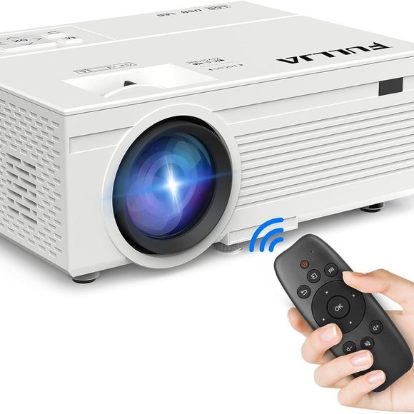 NWT MINI PORTABLE HOME THEATER 1080P VIDEO PROJECTOR- FULL HD 8500 LUMENS - Picture 2 of 8